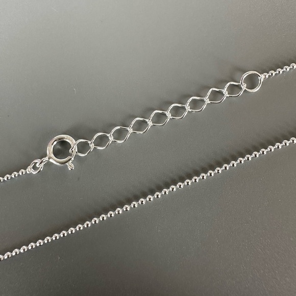 Sterling Silver Ball Bead Anklet - Picture 5 of 10